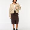 blouson-avec-col-en-matiere-cotelee-beige