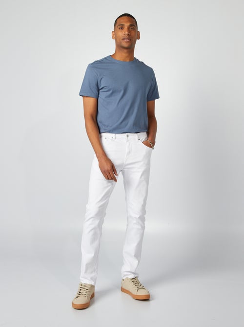 jean-slim-a-5-poches-l34-blanc