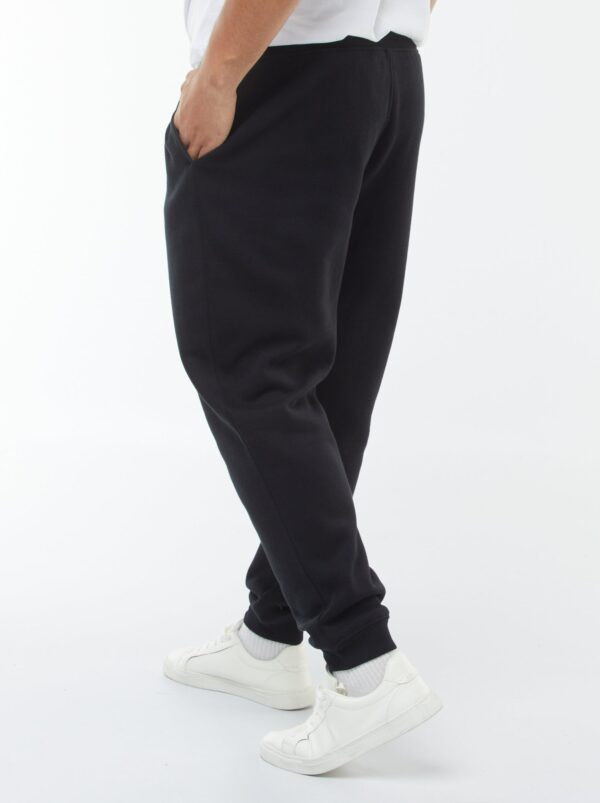 Jogging en molleton gratté – Noir uni