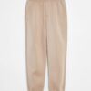 lot-2-pantalons-joggings-en-molleton-beigebleu