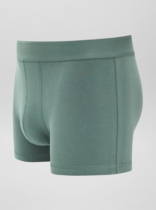 lot de 3 boxers unis gris fonce