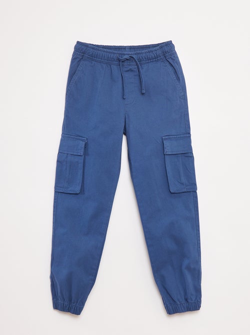 pantalon-stretch-multipoches-bleu