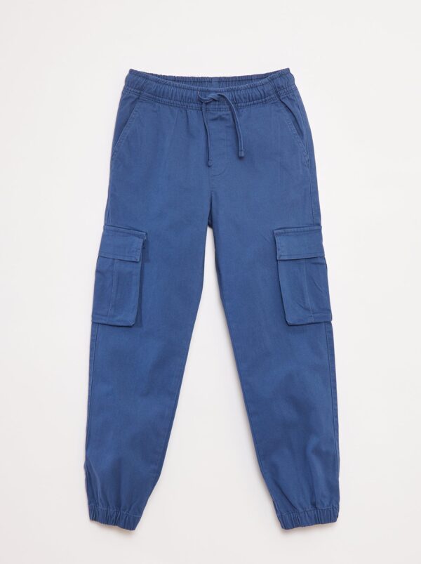pantalon-stretch-multipoches-bleu