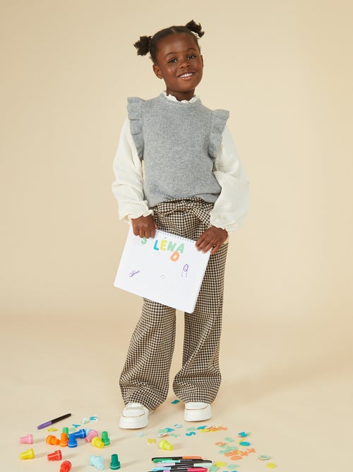 pull-avec-blouse-2-en-1-gris