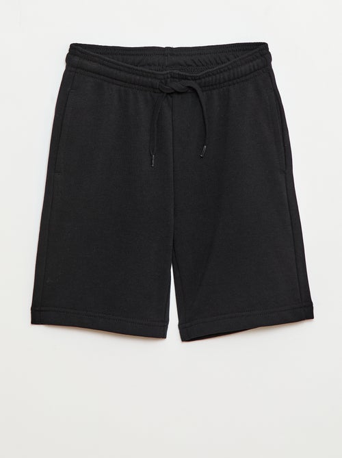 short-en-molleton-leger-noir