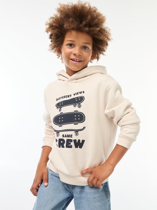 sweat-a-capuche-en-molleton-beige