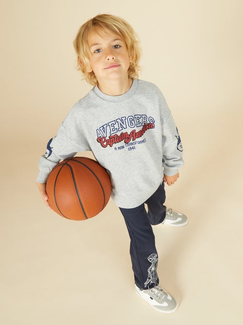 sweat-chine-captain-america-beige