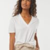 tee-shirt-manches-courtes-avec-encolure-en-v-blanc